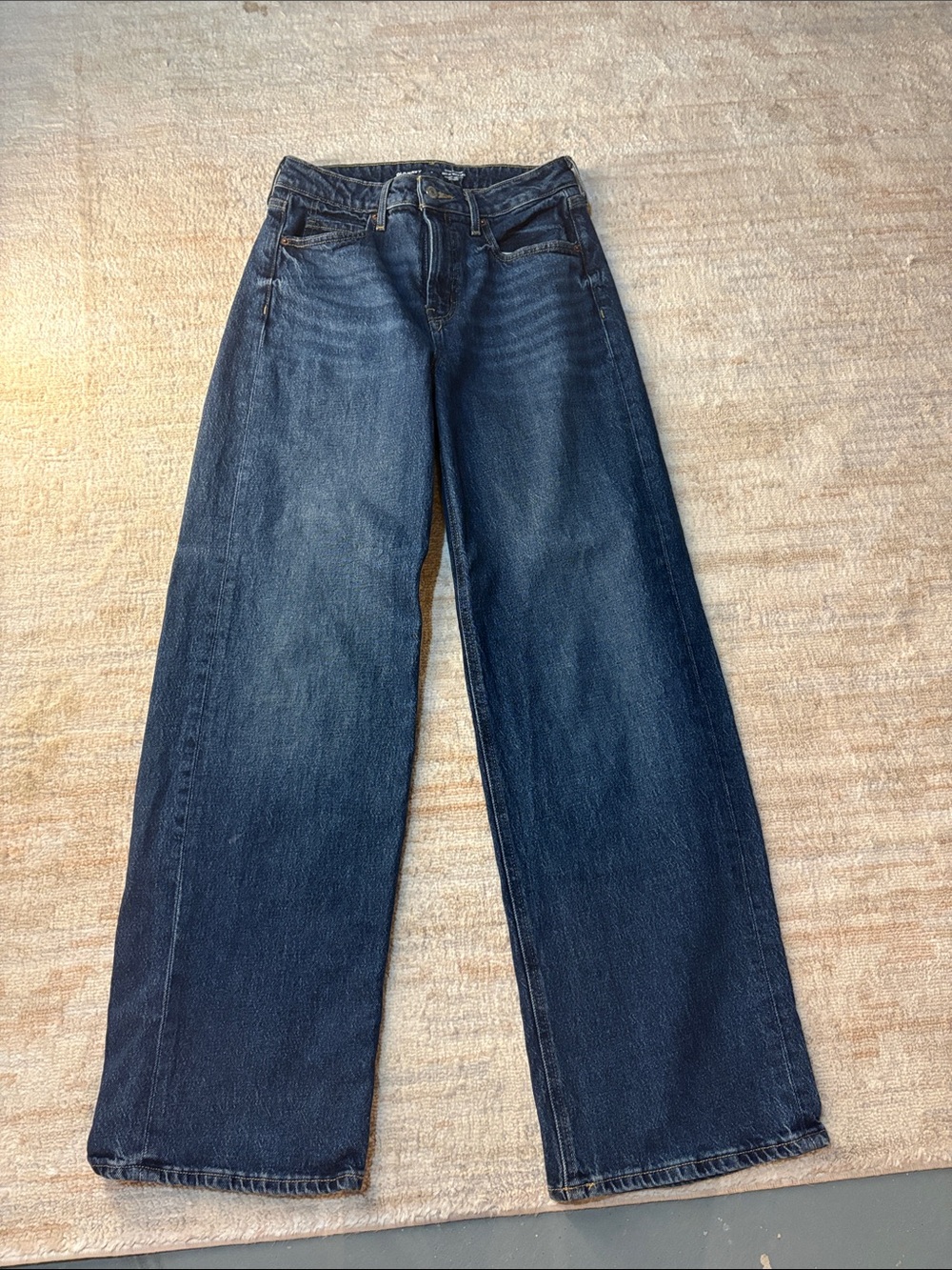 Old Navy Dark Blue Wide-Leg Jeans